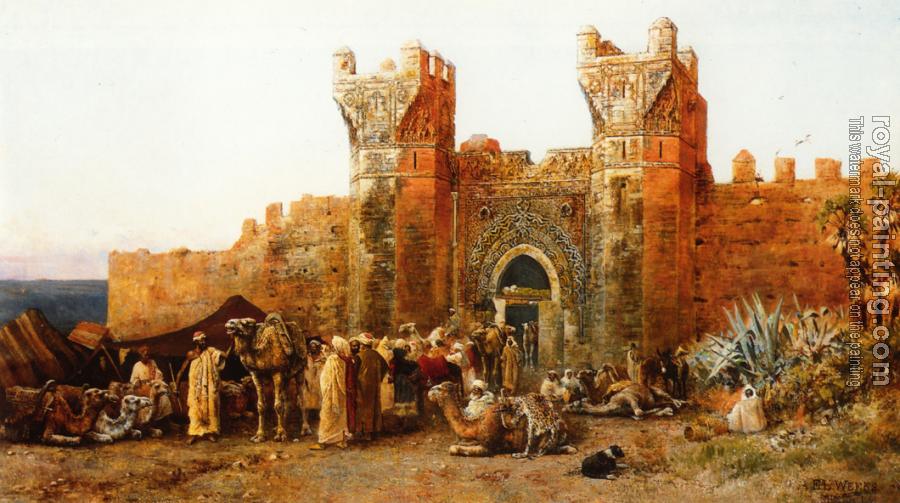 Edwin Lord Weeks : Gate of Shehal Morocco Edwin Lord Weeks : Gate of Shehal Morocco